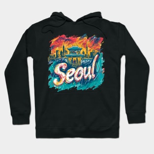 Seoul Retro South Korea t-shirt Hoodie